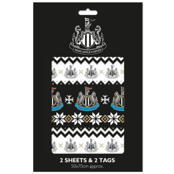 Newcastle United опаковъчна хартия Christmas 2 pcs