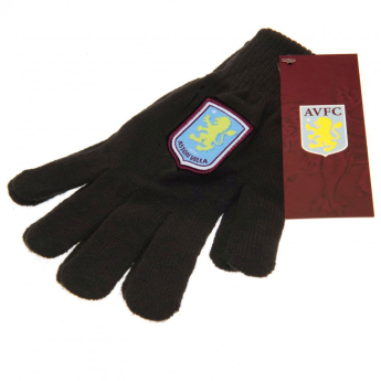 Aston Villa детски ръкавици Knitted Gloves Junior