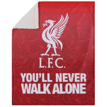 Liverpool FC поларено одеяло Slogan Sherpa