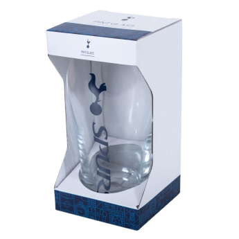 Tottenham Hotspur стъклена чаша Tulip Pint Glass