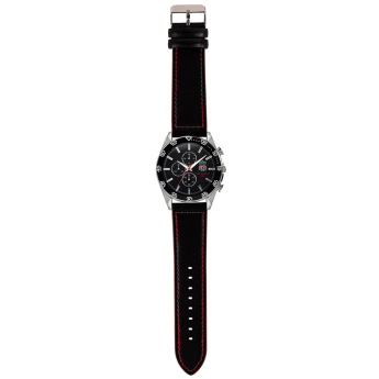 Liverpool FC часовник Mens Leather Strap Chronograph Watch