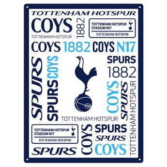 Tottenham Hotspur табела за стена Large Montage Sign