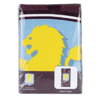 Aston Villa кърпа Shadow Crest Towel