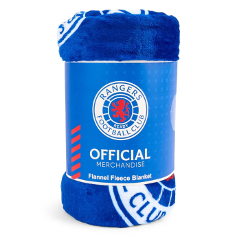 Rangers FC одеяло Multi Crest Fleece Blanket