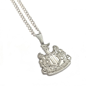 Newcastle United колие с висулка Silver Plated Pendant & Chain XL