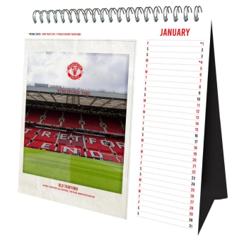 Manchester United календар Desktop Calendar 2027