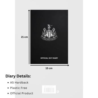Newcastle United бележник A5 - 2027