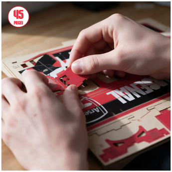 Arsenal FC конструктор 3D Wooden Team Bus Puzzle