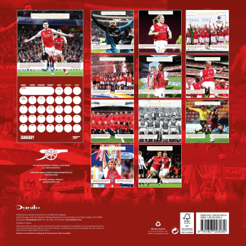 Arsenal FC календар Legends Square 2027