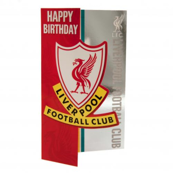 Liverpool FC картичка за рожден ден red cards