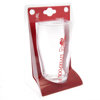 Liverpool FC стъклена чаша Tulip Pint Glass1