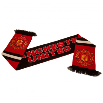 Manchester United зимен шал stripe