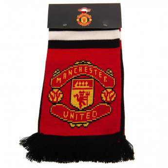 Manchester United зимен шал stripe