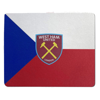 West Ham United подложка за мишка Czech flag