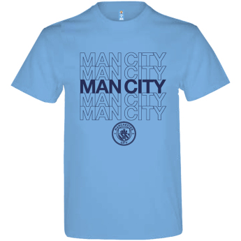 Manchester City мъжка тениска Logo sky