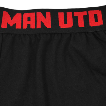 Manchester United мъжка пижама Short Crest black