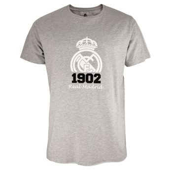 Real Madrid CF мъжка тениска Crest grey