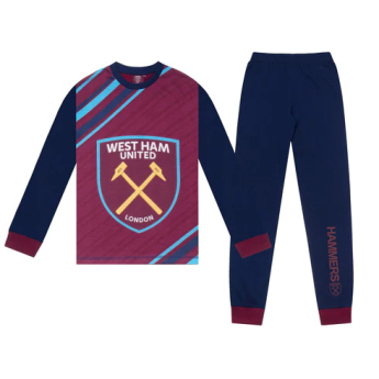 West Ham United детска пижама Long navy