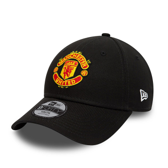 Manchester United детска бейзболна шапка с козирка 9Forty Black
