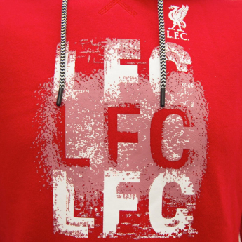 Liverpool FC мъжки суитшърт с качулка 3LFC red