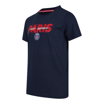 Paris Saint Germain детска тениска Paris Slogan blue