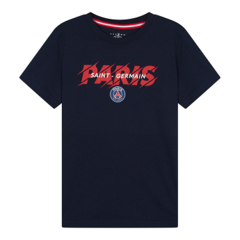 Paris Saint Germain детска тениска Paris Slogan blue