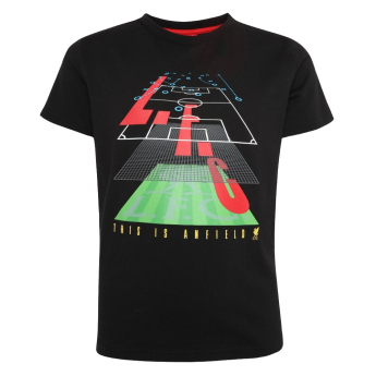 Liverpool FC детска тениска Pitch black