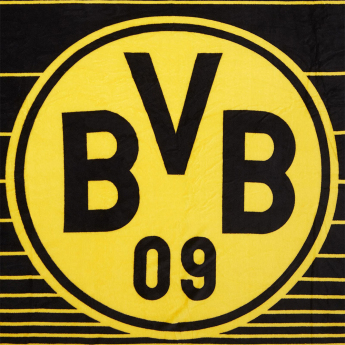 Borussia Dortmund поларено одеяло Streifen