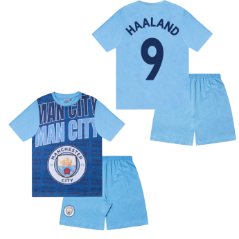 Manchester City детска пижама Text Haaland