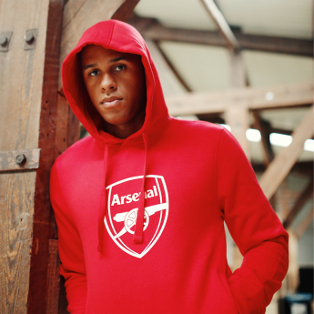 Arsenal FC мъжки суитшърт с качулка No1 red
