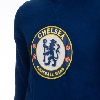 Chelsea FC детски суитшърт с качулка No1 navy