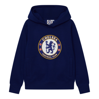 Chelsea FC детски суитшърт с качулка No1 navy