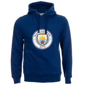 Manchester City мъжки суитшърт с качулка No1 navy