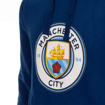Manchester City мъжки суитшърт с качулка No1 navy
