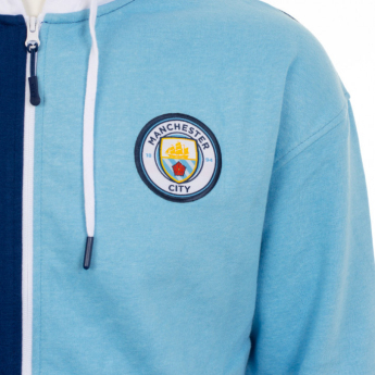 Manchester City мъжки суитшърт с качулка No2 zip half