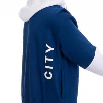 Manchester City мъжки суитшърт с качулка No2 zip half