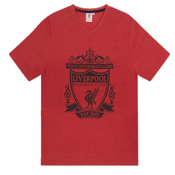 Liverpool FC мъжка пижама Short Red Marl