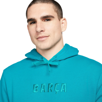 FC Barcelona мъжки суитшърт Club aqua