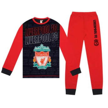 Liverpool FC детска пижама Long Text