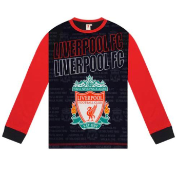 Liverpool FC детска пижама Long Text