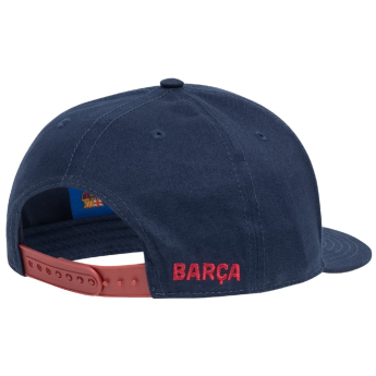 FC Barcelona детска шапка с  козирка flat Rap marine