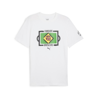 Neymar Jr мъжка тениска Neymar Jr Brasileiro white