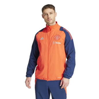 Manchester United мъжко яке Presentation bright red