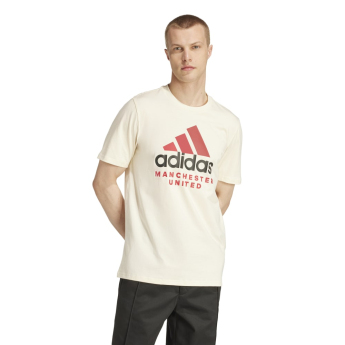 Manchester United мъжка тениска Seasonal white