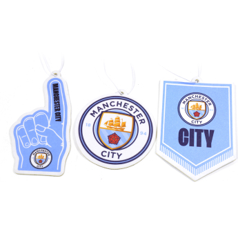 Manchester City ароматизатор за автомобил Three pack