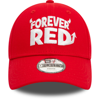 Manchester United детска бейзболна шапка с козирка 9Forty Forever red