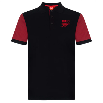 Arsenal FC мъжка поло тениска Contrast black
