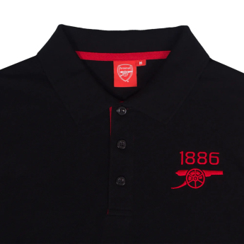 Arsenal FC мъжка поло тениска Contrast black