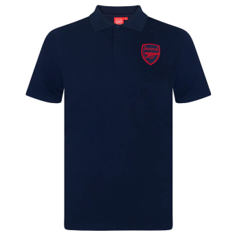 Arsenal FC мъжка поло тениска Crest navy