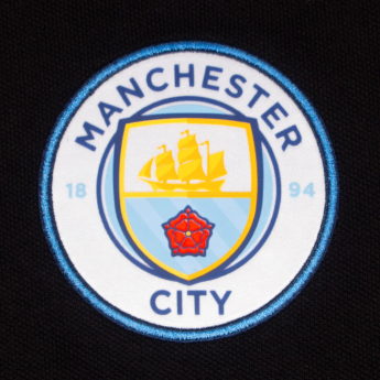Manchester City мъжка поло тениска Crest black